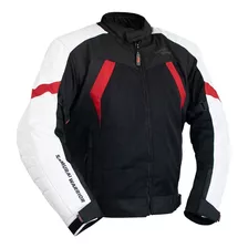 Campera Moto Samurai Ibiza Negro Blanco Rojo Verano Ruta Um