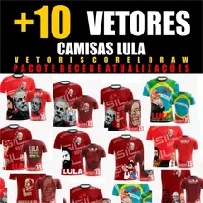 Arte Camisa Lula Brasil 2022 - Vetor - Cdr