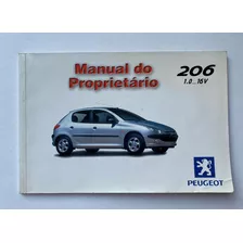 Manual Do Proprietário Peujeot 206 Ano 2001 - Ver Descrição