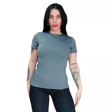 Remera Deportiva Mujer Manga Corta %100 Lycra T. Grande Full