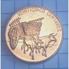 Coleccionistas, Moneda 25 Centavos Dominicano Año 1991