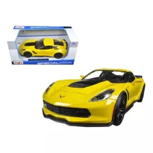 2015 Chevrolet Corvette Z06 1/24 Maisto Edicion Especial Color Amarillo