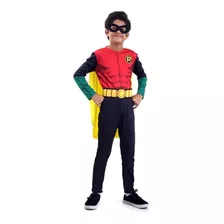 Fantasia Original Robin Infantil Longa Completa Envio Rápido