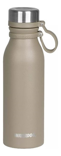 Botella Waterdog Tongo 750ml Pared Simple Aluminio Blanco