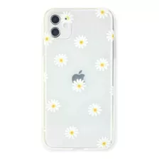 Funda Compatible Con iPhone Diseño Flor Margaritas