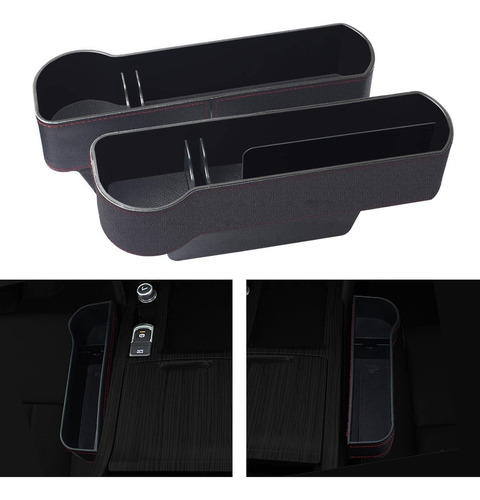 2 Pcs Del Asiento Delantero Caja Almacenamiento De Bolsillo Foto 10