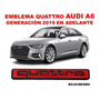 Emblema Quattro Audi A6/s6 1998-2023 Crom/negro