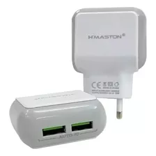 Fonte Carregador H'maston Y29-4 Dois Usb Turbo Original