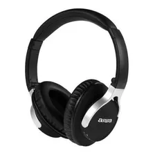 Headset Bluetooth Aiwa Aw A36bt - Com Entrada P2 Cor Prateado