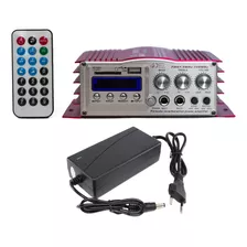 Mini Modulo Amplificador Karaoke 400 Watts Com Bluetooth Usb