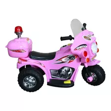 Moto Elétrica Infantil Para Criança De 2 A 4 Anos Rosa Barzi