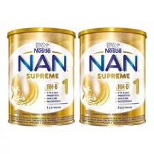 Kit 2 Unidades Nan Supreme 1 Fórmula Infantil 800g Nestle