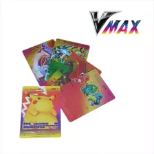 Lote 10 Cartas Pokémon Vmax Em Português Cartas Brilhantes Sem Repetir -  TechBrasil