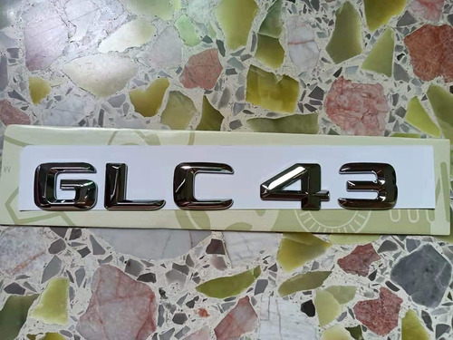Emblema De Letras Cromadas Para Benz Glc 43 Insignia Car Sty Foto 2