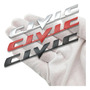 Emblema Civic Adherible Cromo 