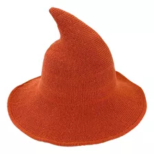 Sombrero De Bruja De Lana, Tejido, Disfraz De Bruja Para Muj