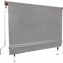 Toldo Personalizado Cortina Completa Sob Medida Cor Cinza