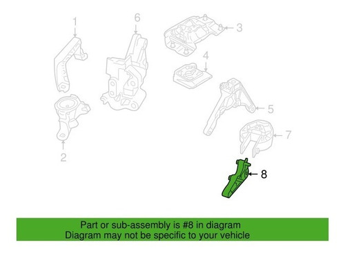 Soporte Motor Inferior Tra Volvo C30 06-12, C70 06-13 (t5) * Foto 4