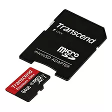 Tarjeta De Memoria Transcend 64 Gb Microsdxc Class10 Uhs1 Co