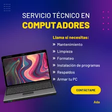 Reparación, Mantenimiento Y Armado De Pc