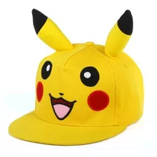 Gorra Pokémon Original Pikachu Con Orejas Para Niños Calidad