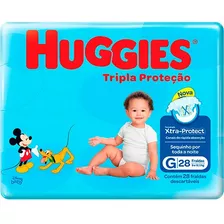 2 Pcts Fraldas Huggies Tripla Prot (tamanho A Escolher)