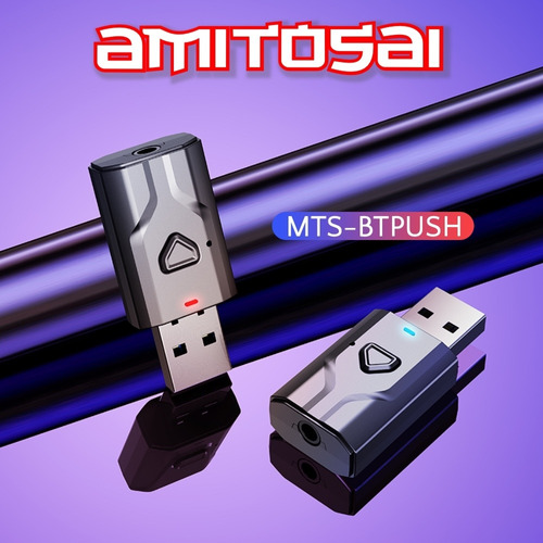 Receptor Transmisor Bluetooth 5.0 El Mejor 2 En 1 Amitosai