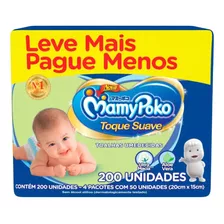 Lenço Umedecido Mamypoko Toque Suave 200 Unidades