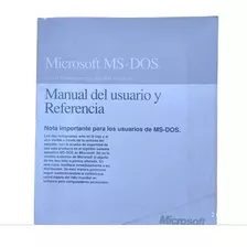 Manual Usuario Microsoft Dos 5.0 Original