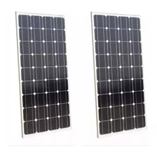 Pack 2 Panel Solar Monocristalino Fotovoltaico 12v 200w