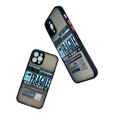 Protector Uso Rudo Para iPhone Modelo Fragile Rígida Gruesa