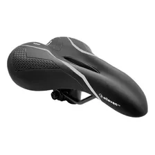 Selim Mtb Vazado Gel 268x174mm - Preto/cinza