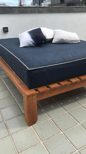 Cama Casal Com Pés De 40cm 138x188x40 Penafort