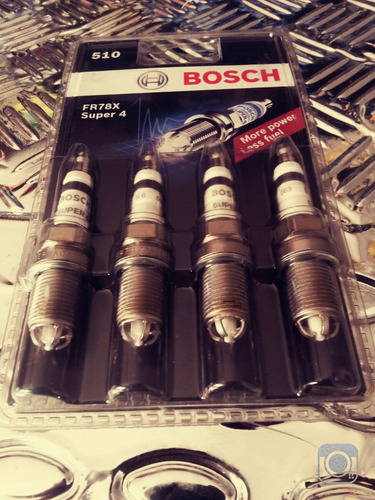 Bujías 4 Electrodos Bosch Para 90% De Modelos De Autos/ $23