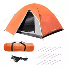 Carpa Iglú Para 4 Personas Reforzada Imperme Camping Kushiro