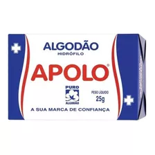 Algodão Hidrófilo Apolo Caixa De 25g Para Manicure Pedicure