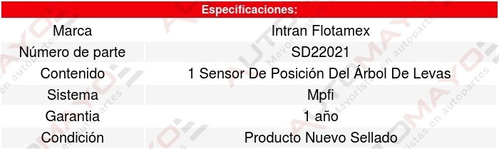 Sensor Arbol Levas Cmp Plymouth Neon 2.0l L4 95 Al 99 Intran Foto 3