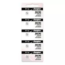 Pila Energizer 364/363 Sr621w Blister X5 Un. Oxido De Plata