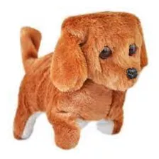 Cachorrinho Pelúcia Movimento Late E Anda Diversão Dog Toy