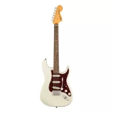 Guitarra Elétrica Squier By Fender Classic Vibe '70s Stratocaster De Bordo Olympic White Brilhante Com Diapasão De Louro Indiano