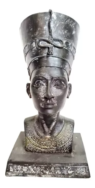 Nefertiti Busto Figura Egipto Original 17cm- Local/envios
