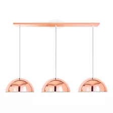 Colgante 3 Luces Campana 20cm Moderna Led E27 Techo Living