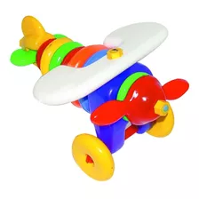 Juguete Avión Desmontable Plástico Colores Bebé Niño Niña