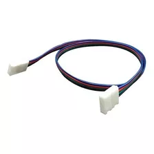 2 X Conector Flexible Para Tiras Led Rgb Smd 5050 Cable 50cm
