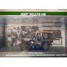 Jeep Willys Mb 1944 Serie Vehículos Militares 1/43 Acrílico