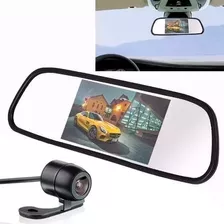 Retrovisor Com Display E Camera De Ré 2 Em 1 Ford Ka + Sedan