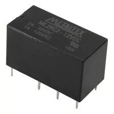 Relé Miniatura 2a 12vcc 2 Rev Ml2rc2 - Metaltex (i)