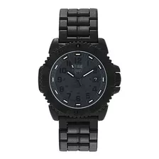 Reloj De Carbono Luminox Colormark Navy Seal Quartz Para Hombre, Xs.3052.bo, Color De Correa Negro, Color De Bisel Negro, Color De Fondo Negro