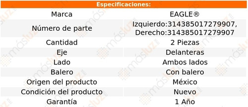 Kit 2 Bases Para Amortiguador Del M35 6 Cil 3.5l 09/10 Foto 2