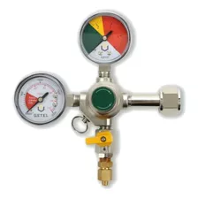 Regulador De Pressão Co2 ( Manômetro) - 1 Via Para Chope